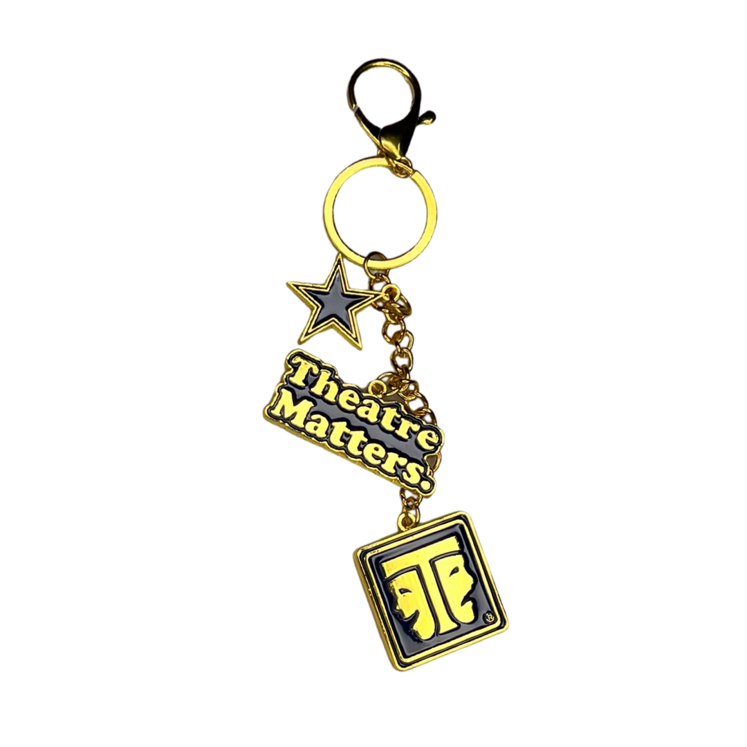 Thespian Theatre Matters Bag Charm Keychain